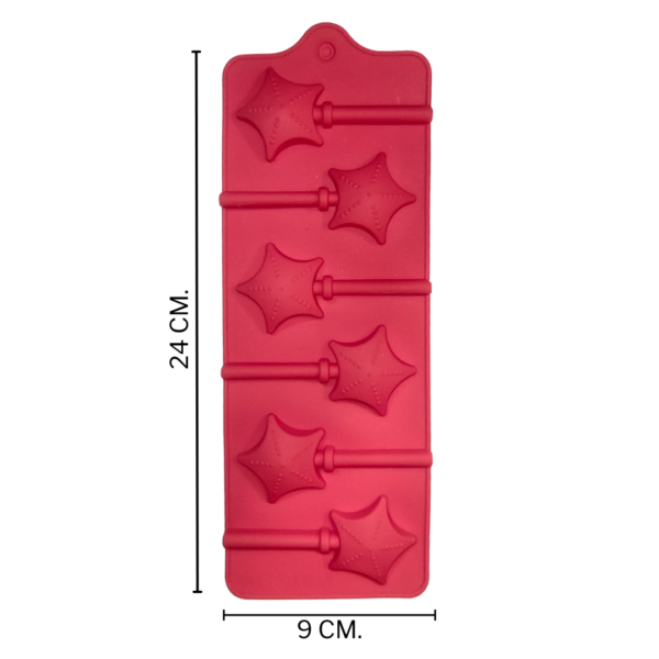 Molde de Silicona Paleta de Estrellas - Imagen 2