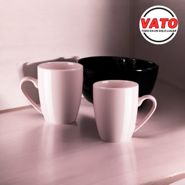 Tazas de Cerámica Rosa - Pack x6 - Imagen 4