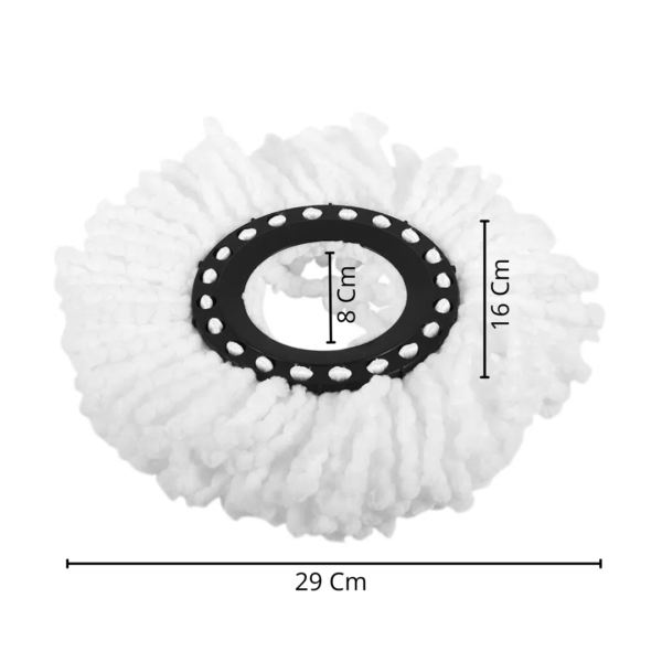 Repuesto de Microfibra Universal para Mopa Giratoria - Imagen 3